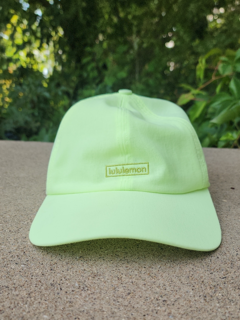 Lululemon Neon Yellow Green Baseball Cap